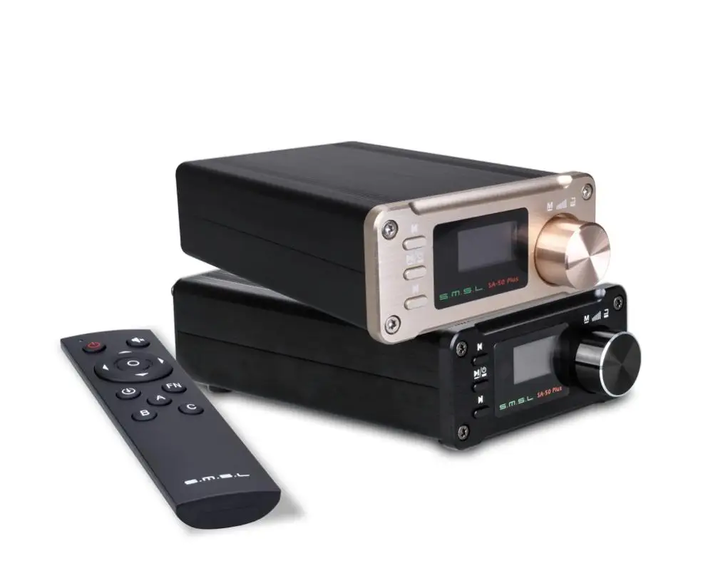 SMSL SA 50 Plus Вт * 2 цифровой усилитель мощности TAS5766 USB AUX воспроизведения|Усилители