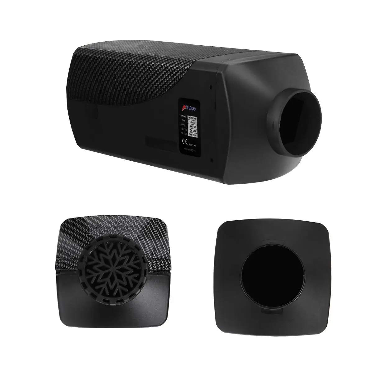 

Heater shell is suitable for 5-8kw diesel heater Black plastic case High-quality Plastic shell