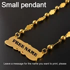 Ожерелья Anniyo с шариками с именем для женщин, детей, девочек, бижутерия Гавайский Маршалл, Микронезия, имена на заказ #069521