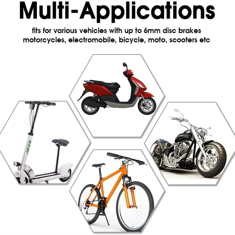 BAFIRE Мотоцикл Скутер дисковый тормоз замок сигнализация мотор велосипеда