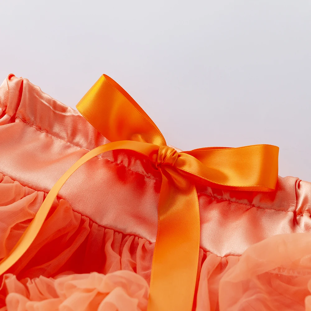 2020 Хэллоуин вечерние юбка с оборками для маленьких девочек Юбка пачка Сверкающая