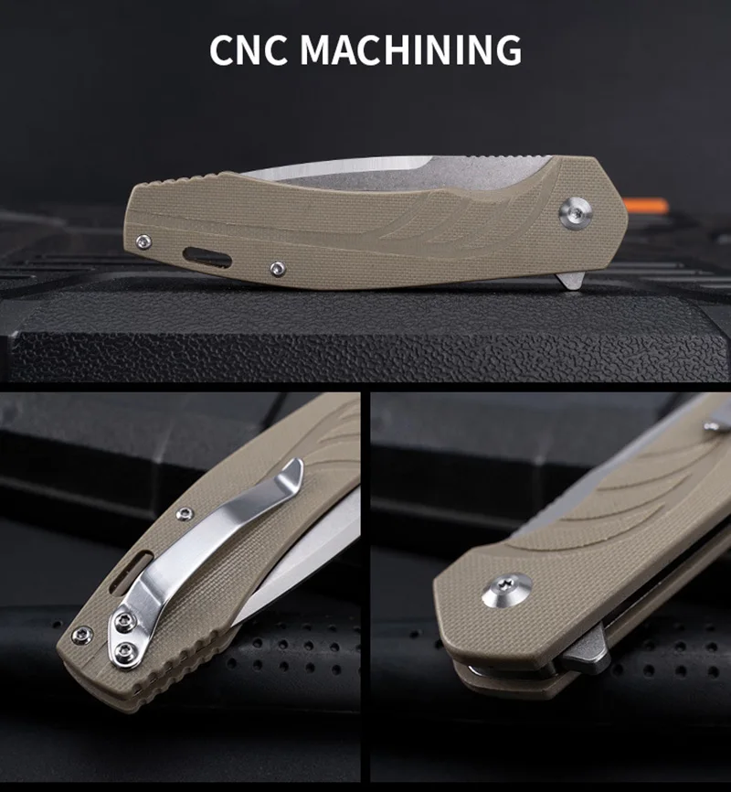 Складной нож FREETIGER FT706 D2 Клинок G10 тактические походные ножи для повседневного