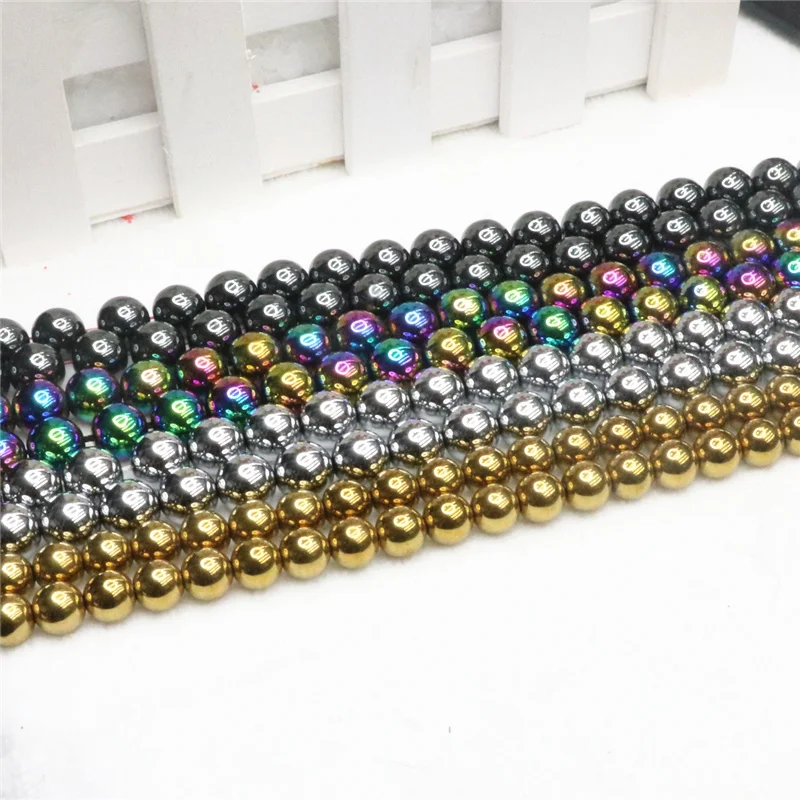 Гематитовая железная руда камень A + магнитные или комагнитные цвета 4 6 8 10 12 мм