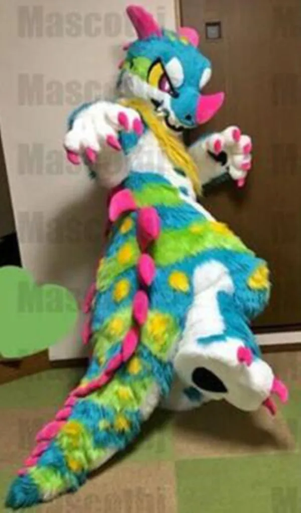 Новинка 2019 стильный длинный меховой костюм Хаски для собак пушистый