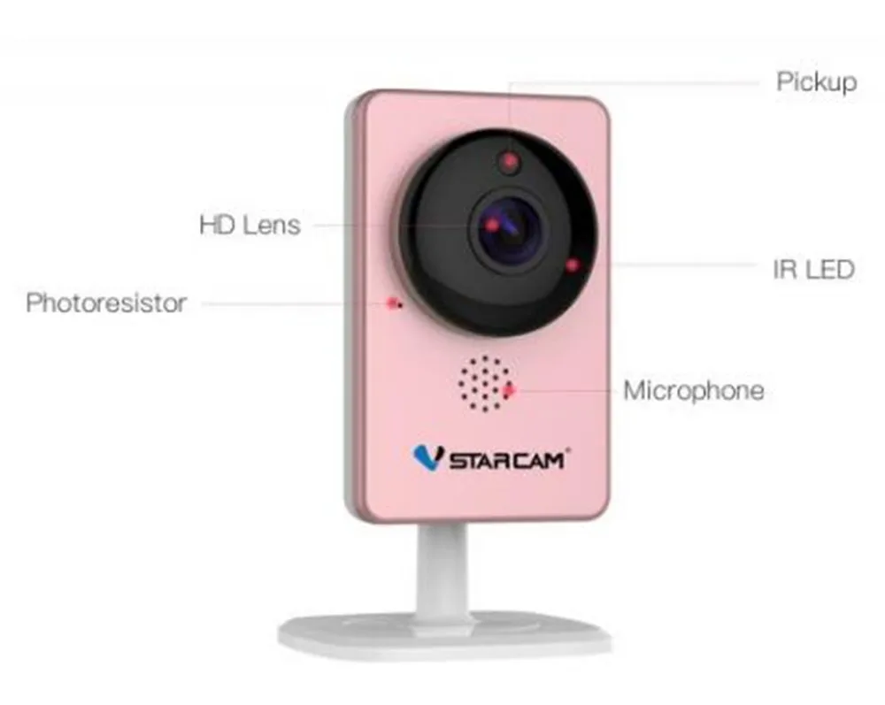 Vstarcam C60S 180 градусов панорамная камера Рыбий глаз объектив wifi IP камера обнаружения движения видеокамера 720/960/1080p опционально
