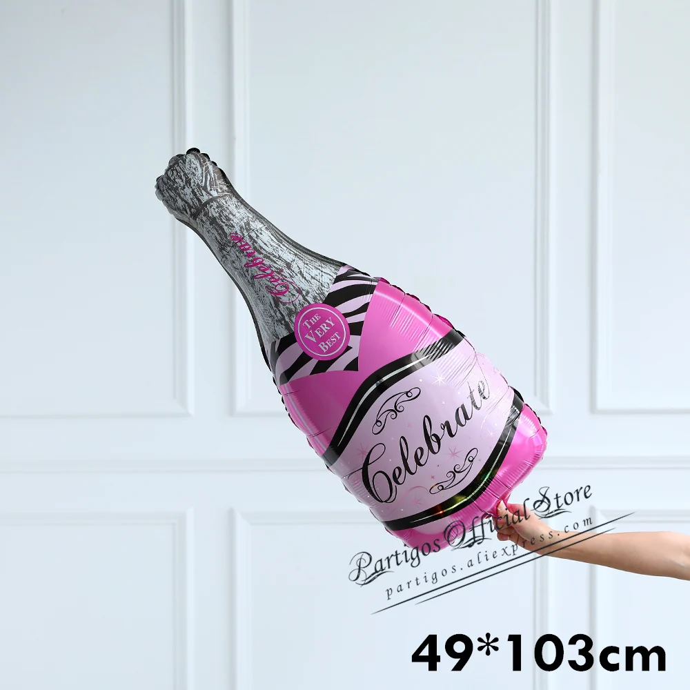 rose red 1 шт Виски шар человек 40th день рождения пиво и виски День Рождения Декор мужской день рождения в возрасте до совершенства Джек да - Цвет: rose red