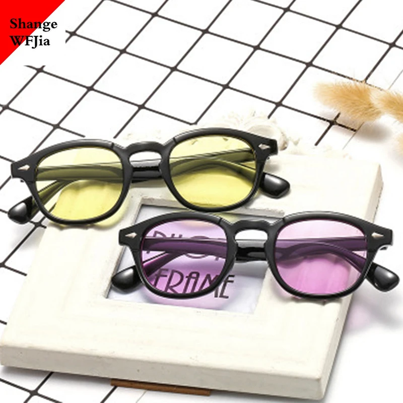 Модные круглые солнцезащитные очки Johnny Depp брендовые дизайнерские вечерние с