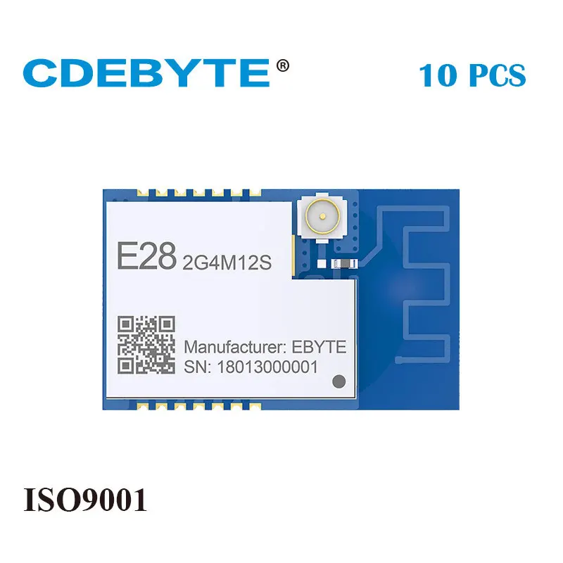 

Bluetooth-передатчик IPEX PCB, 10 шт., E28-2G4M12S RoHS 2,0 SX1280 LoRa 2,4 ГГц, дБм, SPI IoT модуль GFSK FLRC