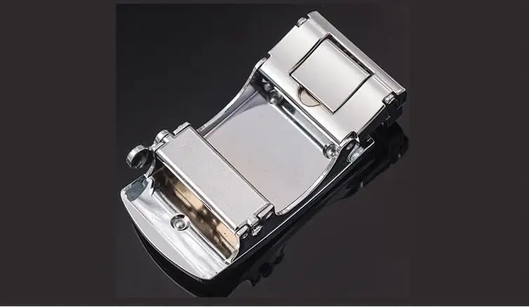 

Fashion Men's Business Alloy Automatic Buckle Unique Men Plaque Belt Buckles for 3.5cm Ratchet Men Apparel Accessories