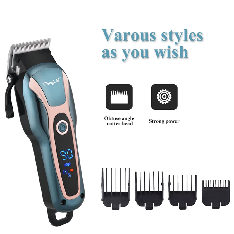 Профессиональная электрическая машинка для стрижки волос Аккумуляторный