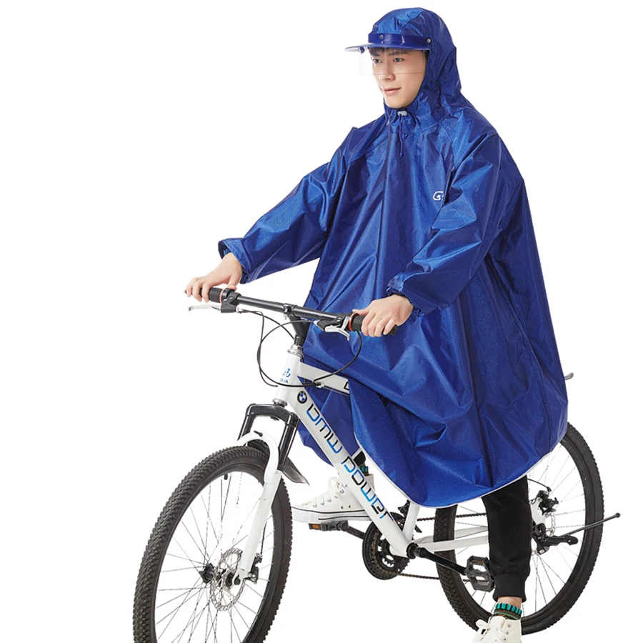 

Outdoor Bicycle Raincoat Hooded Bike Men Raincoat Women Poncho Impermeable Suit Bicicleta Capa De Chuva Cape Rain Cover 60YY122