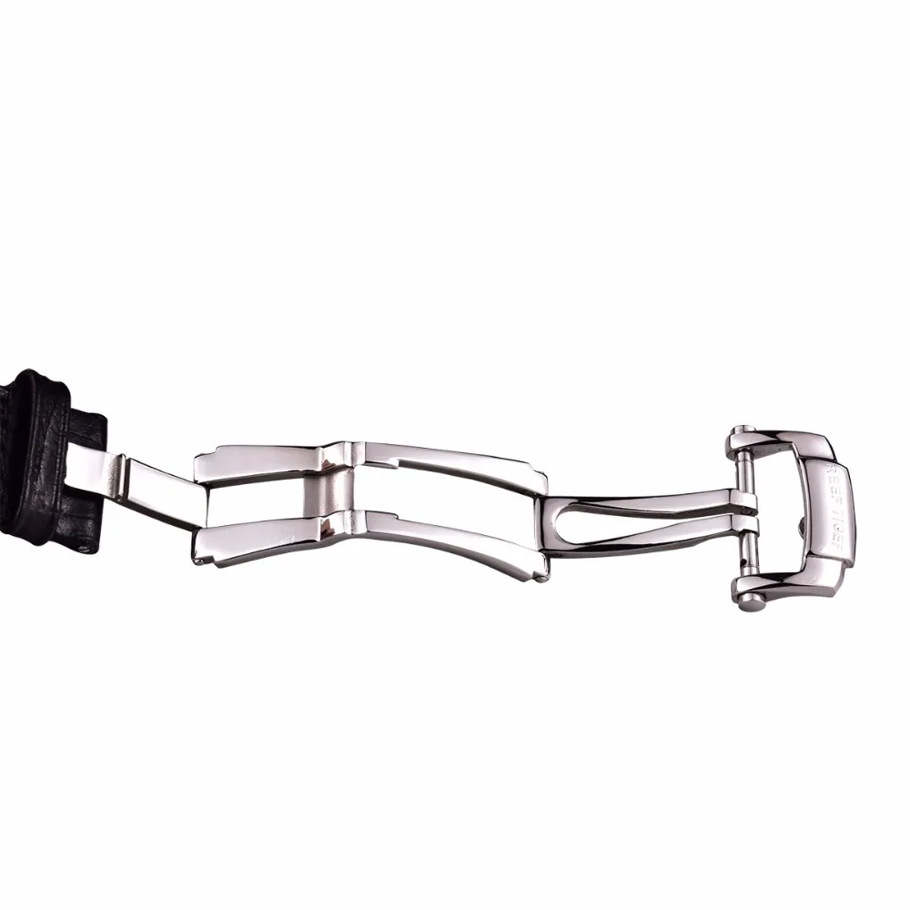 

REEF TIGER/RT AUTOMATIC WORLD TIME WATCH FOR MEN WHITE DIAL STEEL WATCH WITH DATE DAY RGA1951