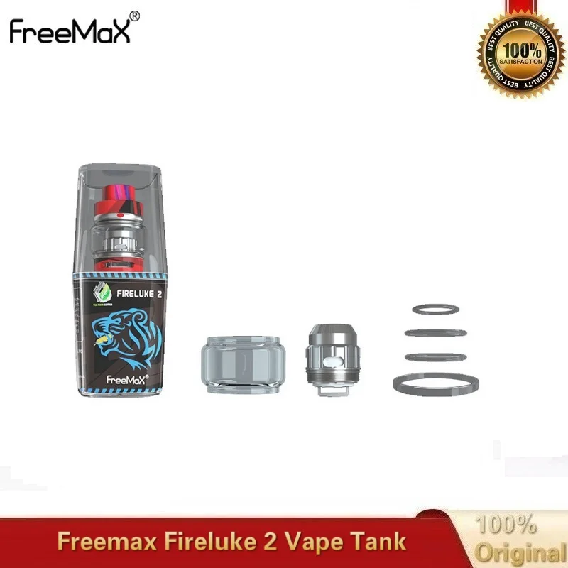 Оригинальный Freemax Fireluke 2 Subohm бак 5 мл Vape атомайзер с TX1 TX2 сетчатой катушкой Slide-to-open
