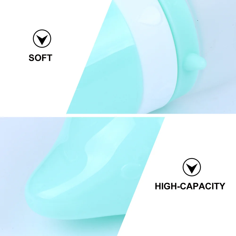 

1 Set Silicone Rice Paste Spoon Bottle Rice Cereal Feeder Silicone Squeeze Feeder Food Dispensing Feeding Spoon with Replacement