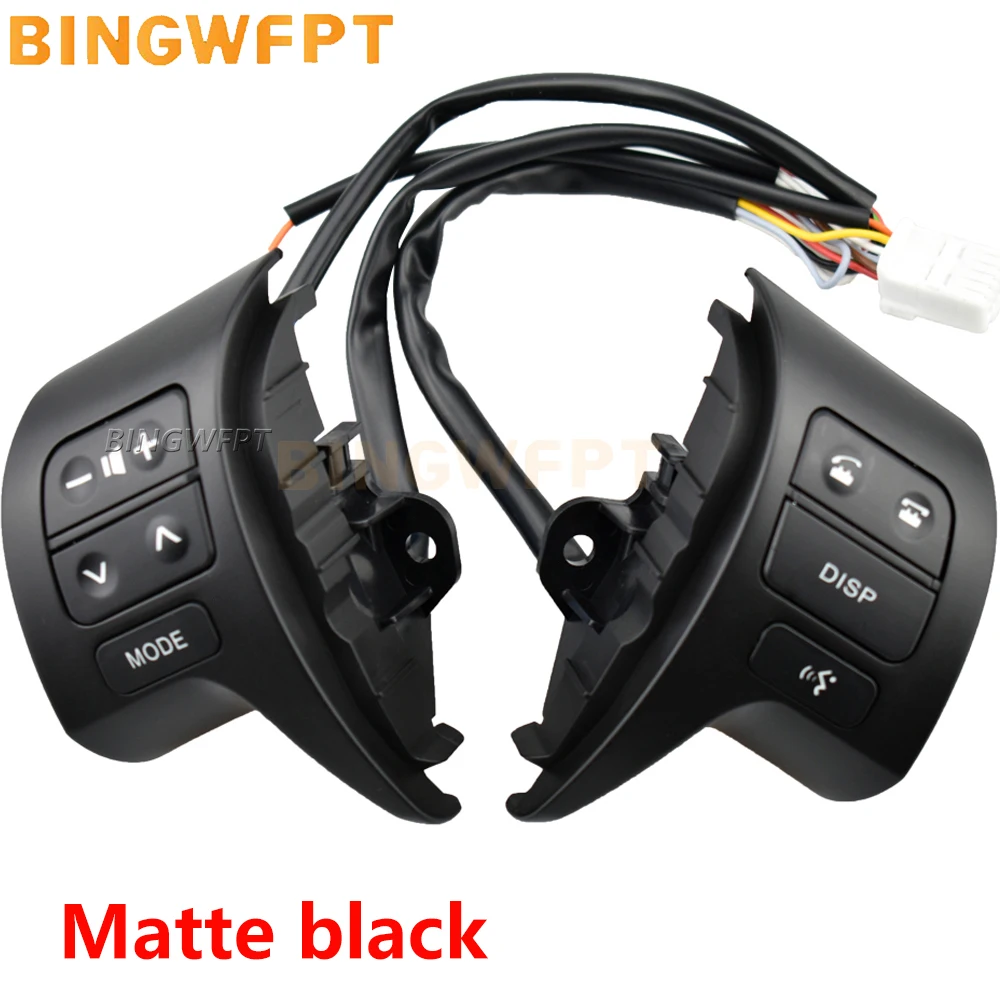 

New Button Switch 84250-02200 For Toyota Corolla ZRE15 2007 - 2009 Multifunction Bluetooth Steering Wheel Audio Control Switches