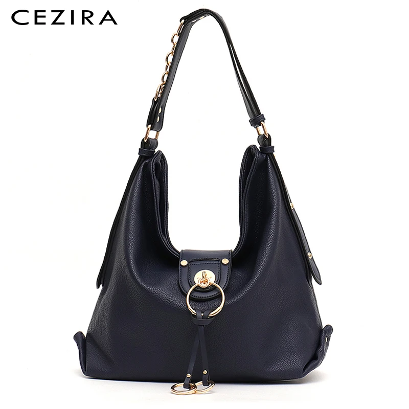 Сумка через плечо CEZIRA Женская из искусственной кожи с металлическими