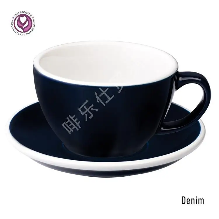 Европейская керамическая кофейная чашка блюдце простота пенька эспрессо латте