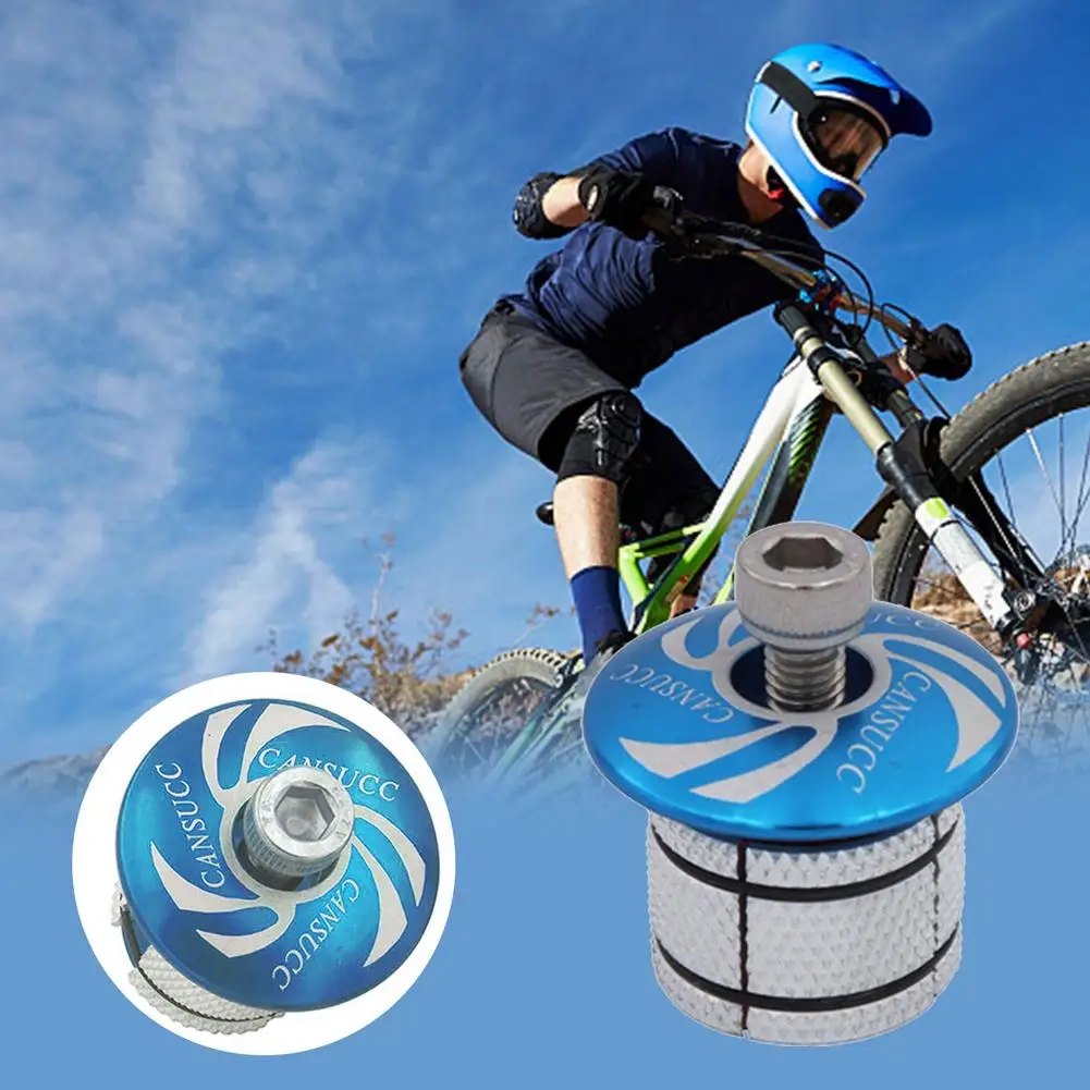 Bicycle Headset Top Cap Premium Material Core Hang Expansion Screws Mountain Road Bike Front Fork Standp | Спорт и развлечения
