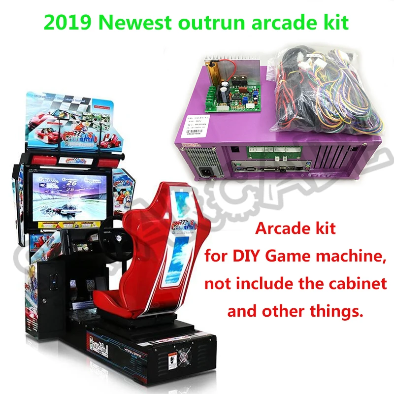 Outrun с управлением помощью монетного видео игровых автоматов Вождение Симулятор