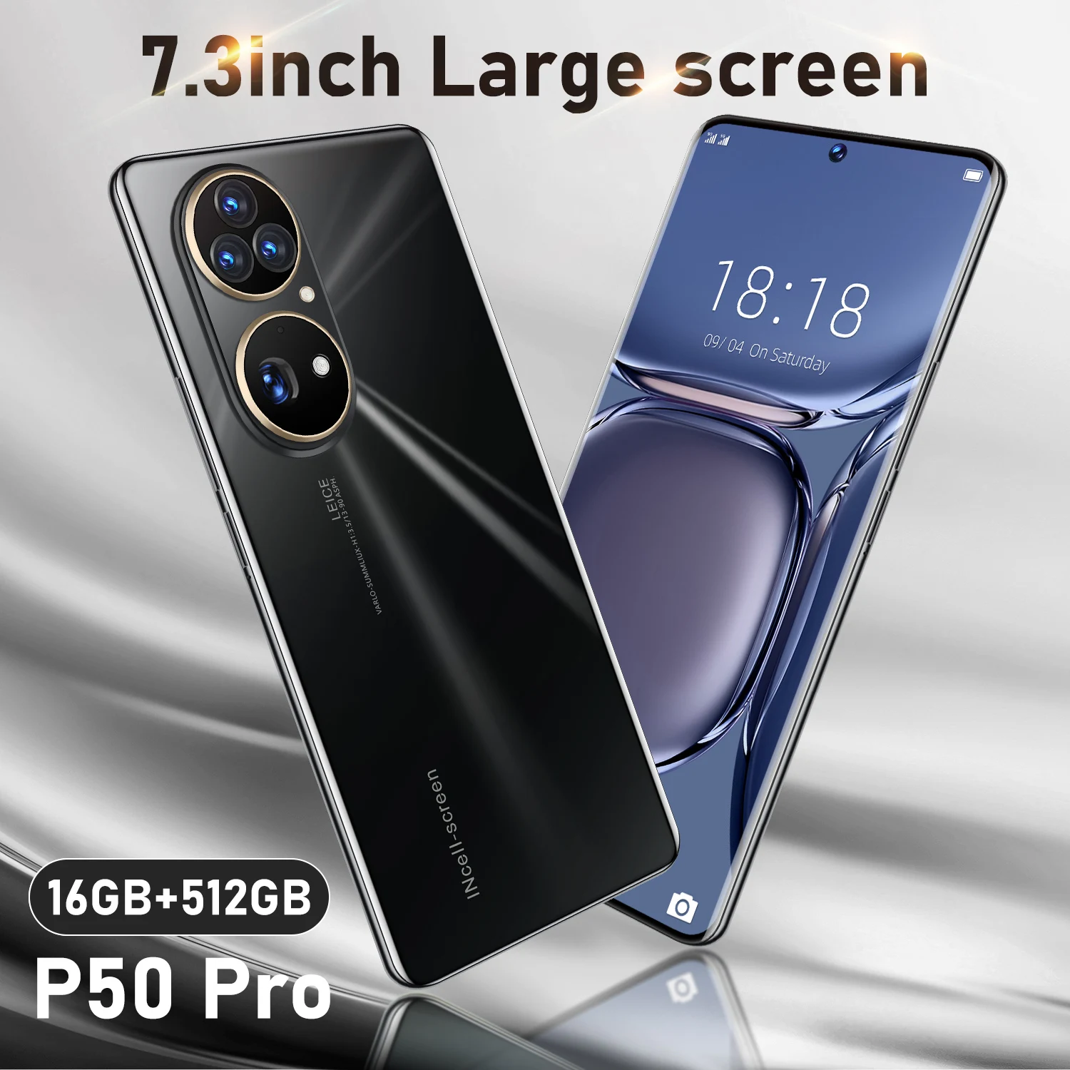 

Brand New P50 Pro 5G Network 16GB RAM 512GB ROM Dual Sim Unlocked Smartphone Android 12.0 Smart Phone 64MP Rear Camera Cellphone