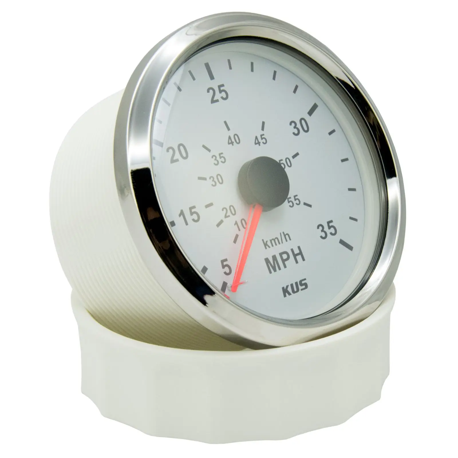 KUS лодка Скорость ometer датчик морской м белый уход за кожей лица 12V/24V 0 35MPH 85 мм|face|face