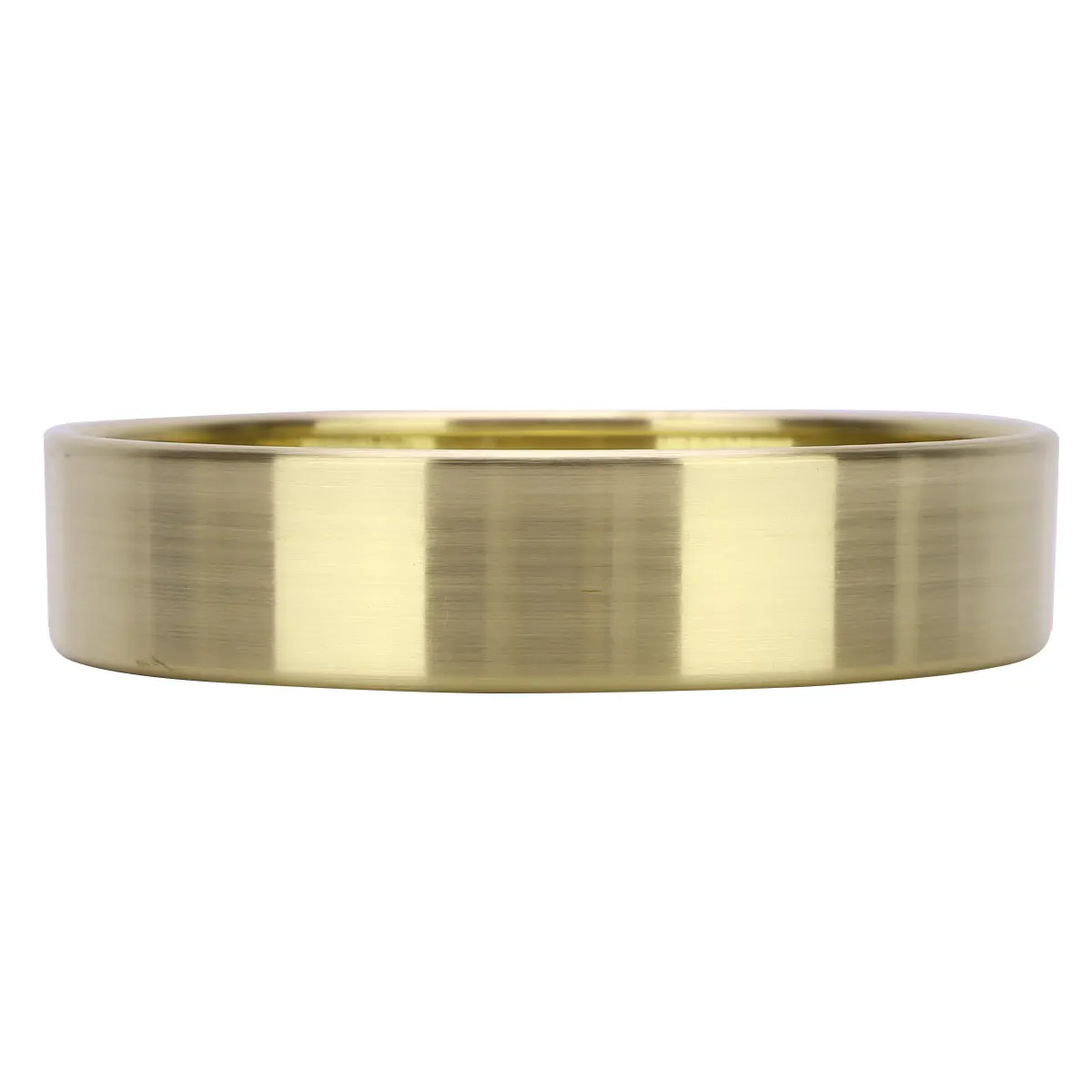 Поддон для хранения мелких предметов круглый металлический лоток из латуни/меди