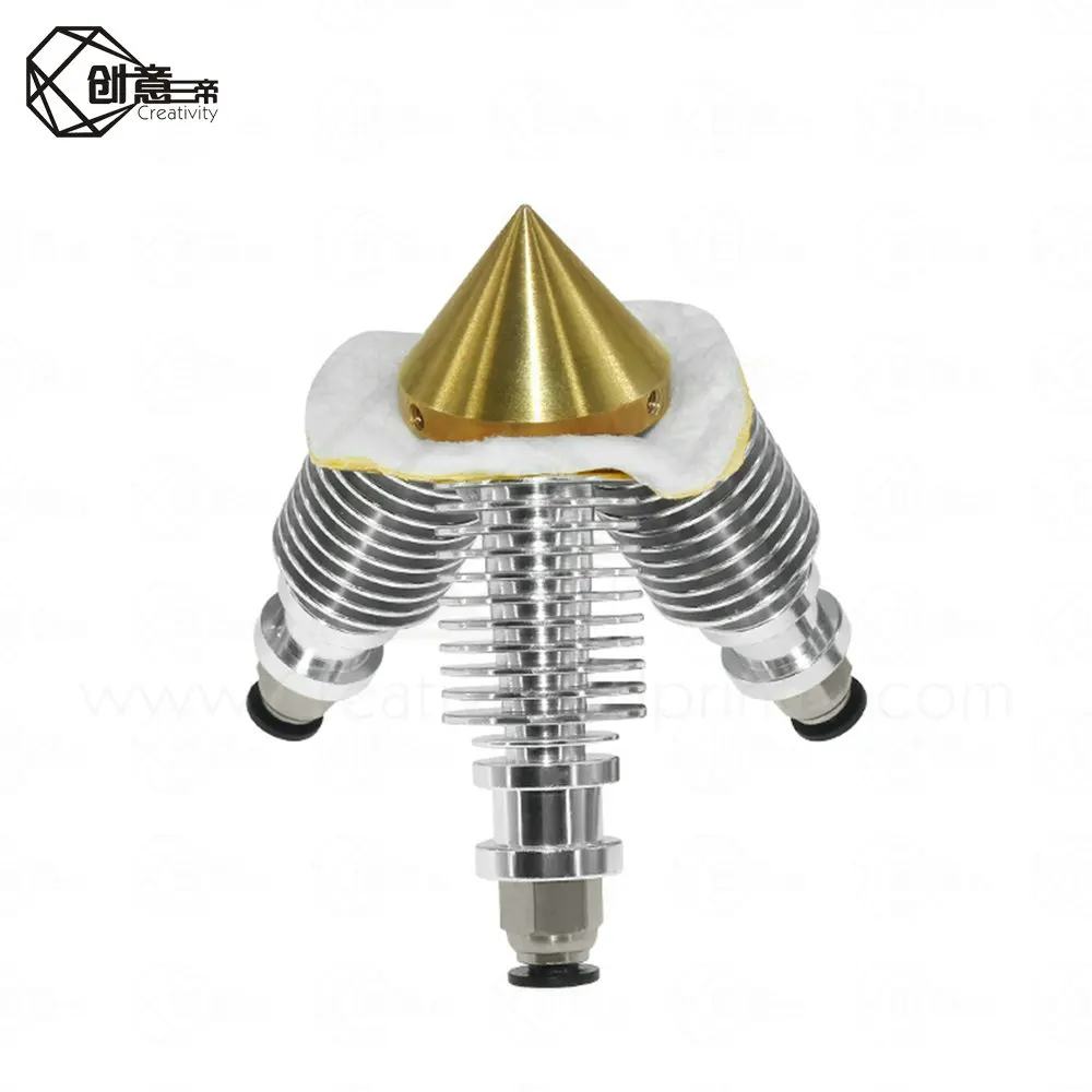 Латунный Алмазный экструдер Reprap Hotend 3D V6 радиатор 3 в 1 с несколькими насадками