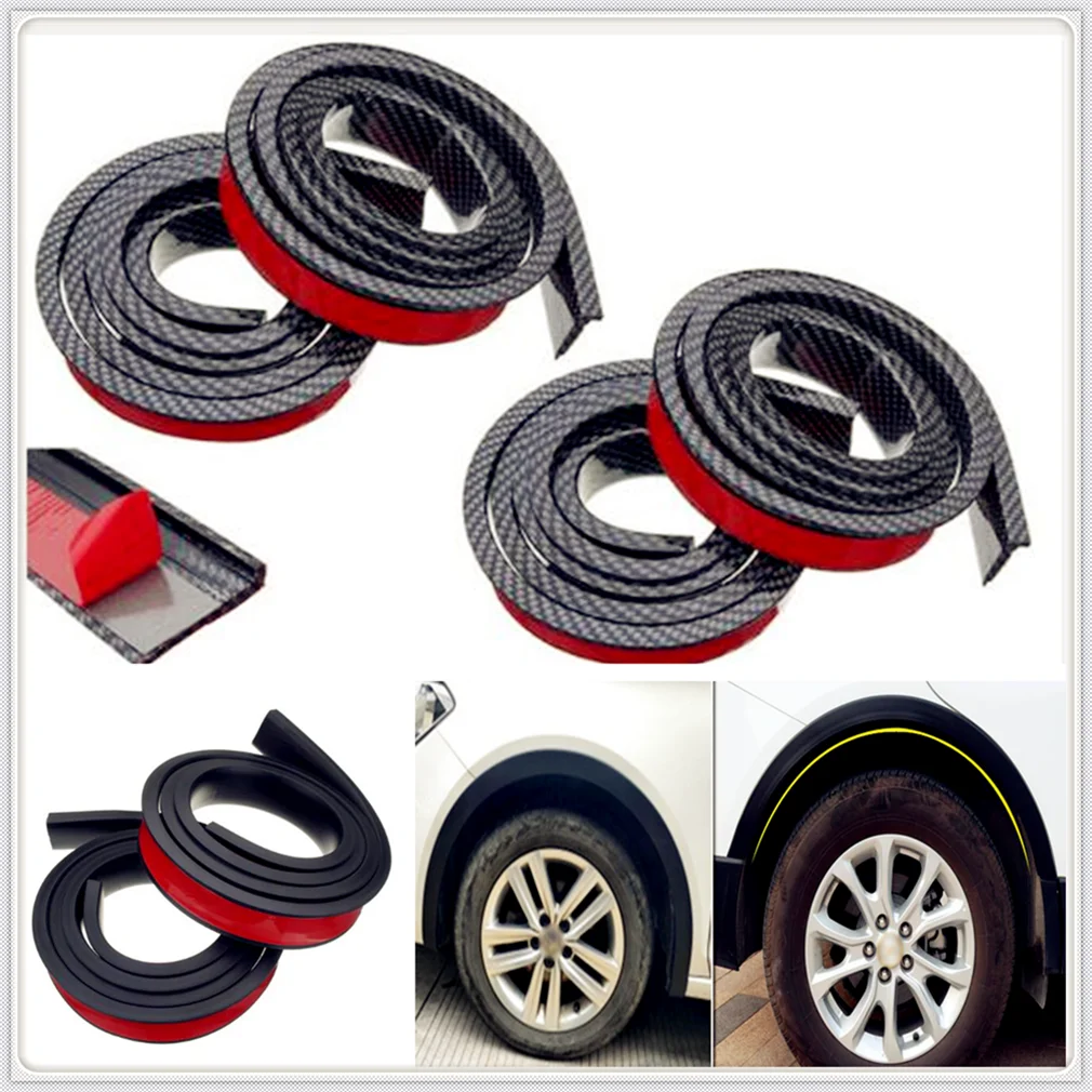 4 шт. черный автомобиль крыло Колеса Изогнутые Брови протектор губ Для Chevrolet Volt SS