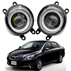 2 шт. светодиодный ные Противотуманные фары ангельские глазки с линзами противотуманные фары в сборе для Toyota Corolla Axio 2008-2012 для Toyota Camry Sedan MCV3 ACV3 XV3