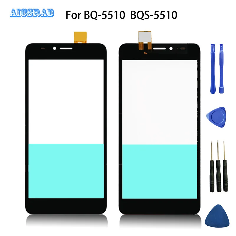 

AICSRAD For BQ mobile BQ 5510 BQ5510 BQS5510 4g Touch Panel Touch Screen Digitizer Sensor for BQ 5510 strike power max Touch