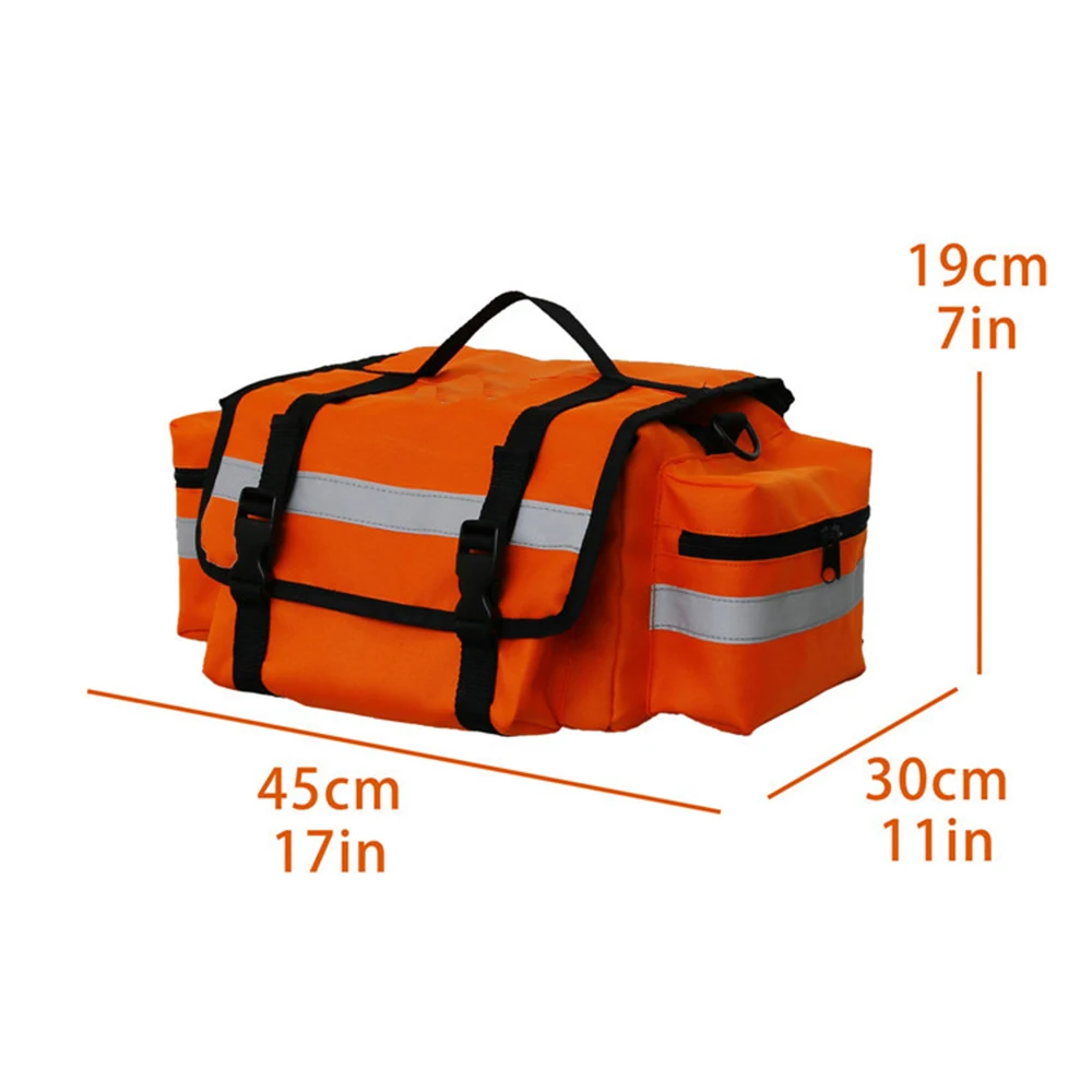 

Outdoor Emergency Bag 45x30x19cm Trauma Bag First Responder Set 600D Oxford Cloth Durable Emergency Supplies Kit Camping Tool