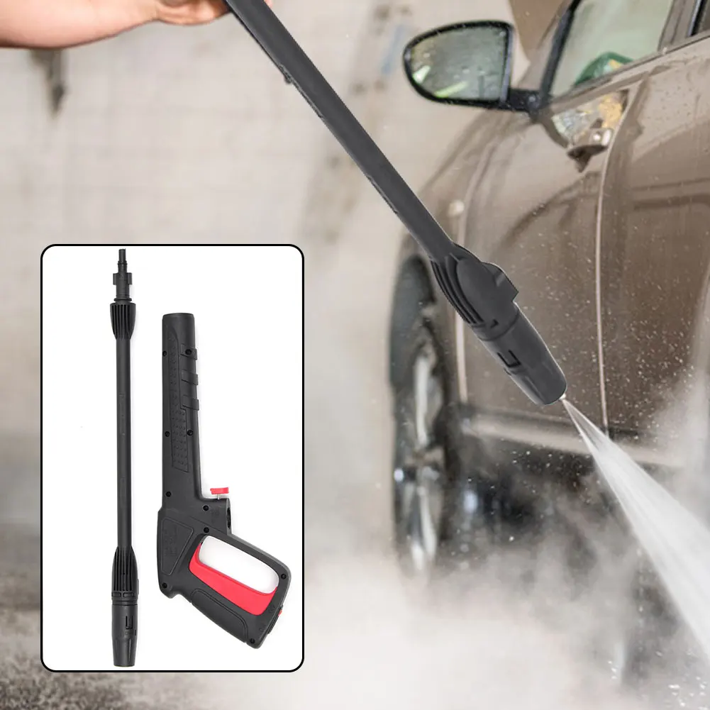 

Yard Car Washer Water Spray Durable High Pressure With Extension Rod Tool Garden Long Handheld Cleaning Portable Adjustable Home