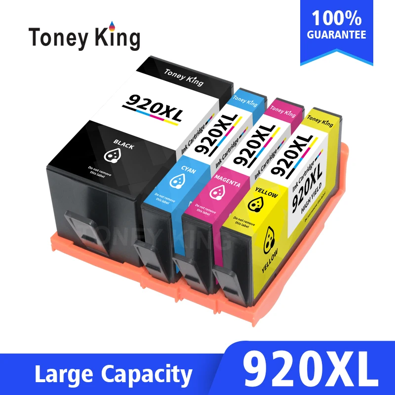 Картридж для принтера HP 920XL 920 Officejet 6000 6500A 6500 7000 7500A 4 шт.|Чернильные картриджи| |