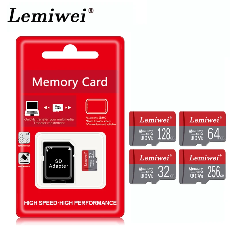 Карта памяти Micro-Sd флэш-карта класса 10 64 Гб/128 ГБ для смартфона Samsung 8 ГБ/16 ГБ/32