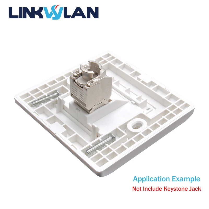 86x86 мм однопортовая лицевая пластина с 1 портом/Настенная настенное крепление для