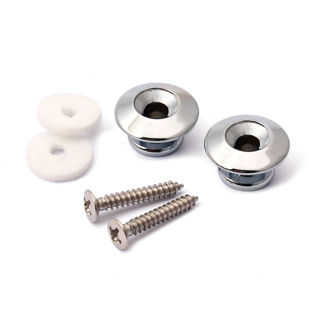 

Mushroom Head Guitar Strap Locks Straplock Buttons Guitar Belt Strap Button with Mounting Screws For Electric Acoustic Guitar