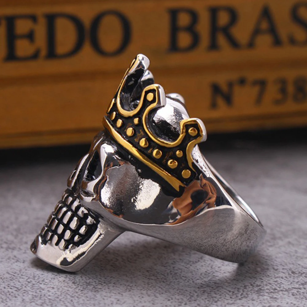 Мужское кольцо из титановой стали в стиле ретро|Кольца| |