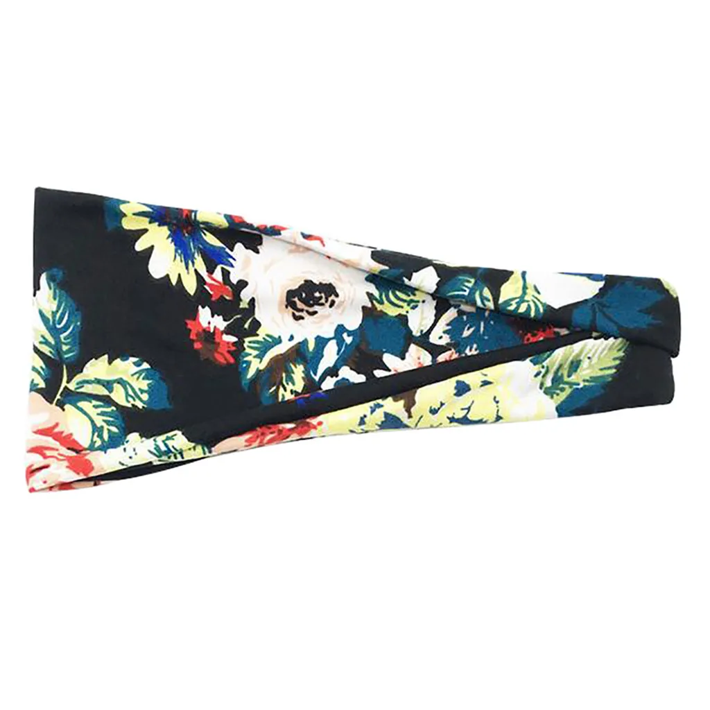 3 4 цвета повязка на голову модная впитывающая Пот 1 шт. лента для волос Хлопок