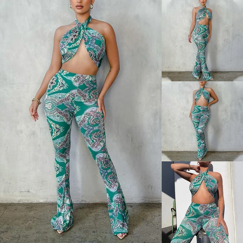 

Sleeveless Backless Hollow Out Jumpsuit Summer Women Sexy Fashion Streetwear Outfits