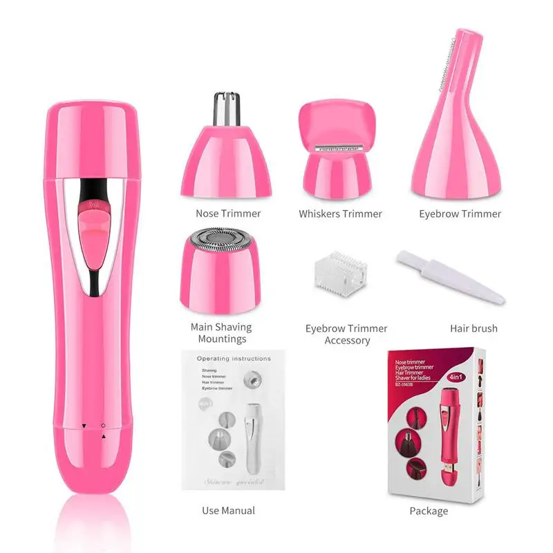 

Mini Portable Hair remover/Painless Facial Hair Removal/Rechargeable Nose&Eyebrow Bikini Trimmer/Electric Shaver with Built-in U