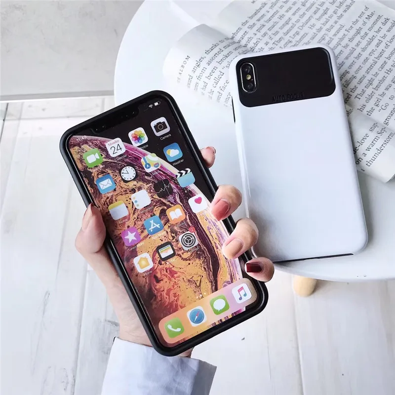 Модный однотонный цветной чехол для телефона iPhone XS Max XR X бизнес-чехол 8 Plus 7 6 6s |