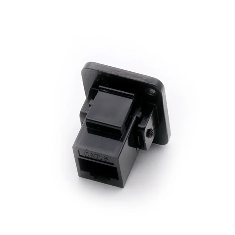 50 шт. RJ45 разъем CAT.6 D Тип 8P8C металлический корпус + медные шпильки Панель Крепления