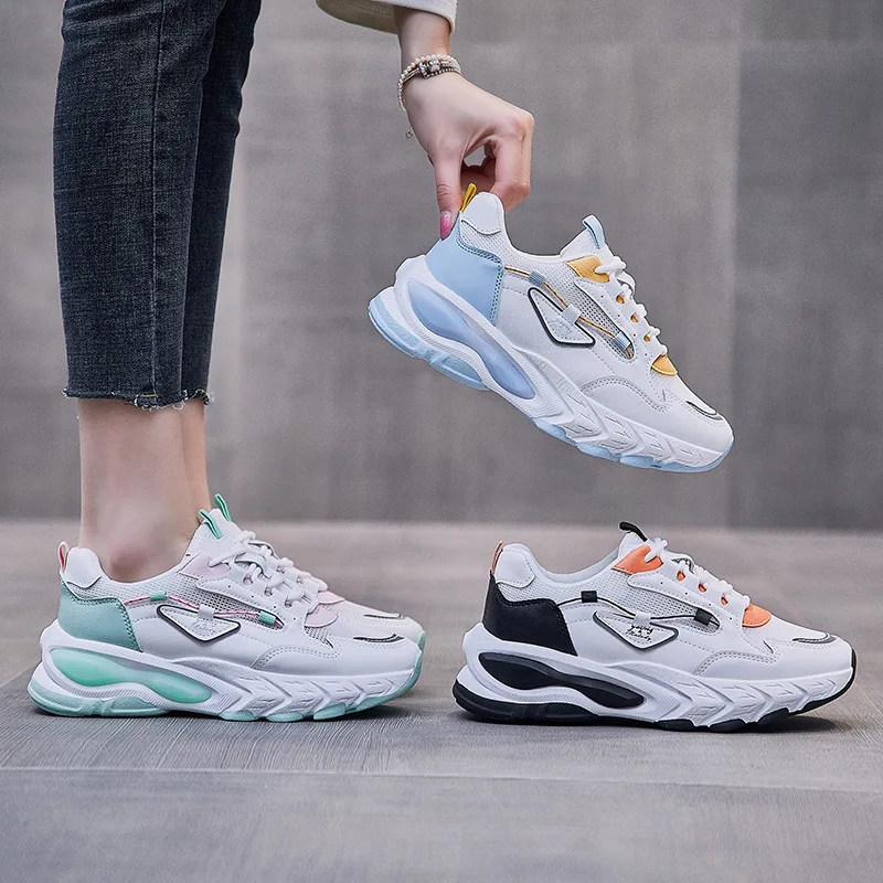 

Old Daddy Shoes Women's Shoes 2021 Summer New Style Korean Breathable Sports Shoes Women Running Casual Shoes
