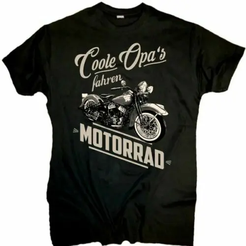 

Biker T-Shirt Cool Grandpas Ride Motorcycle Light Motors Tattoo Oldschool Gift- show original title