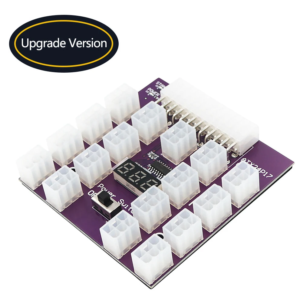 

ATX 6 Pin Power Supply Breakout Board Replacement Pro Computer PC Power Supply Breakout Board Adapter