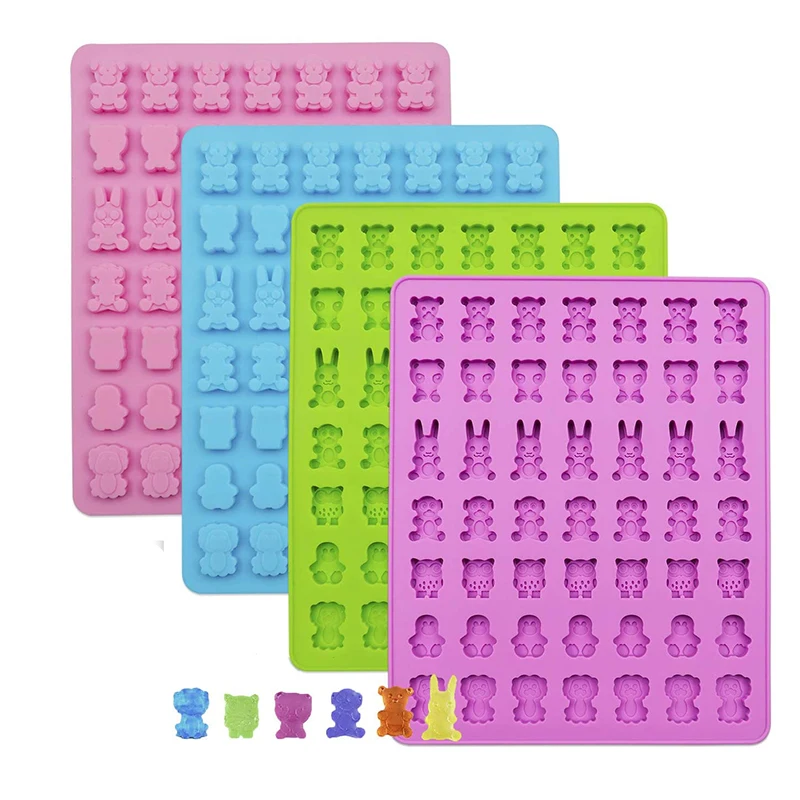 Силиконовая форма для льда конфет обезьян собак панды совы кролика | Дом и сад