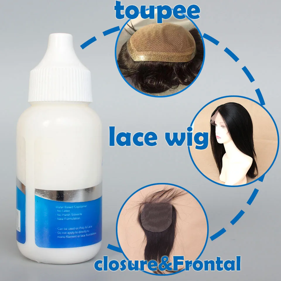 

1.3oz 38ml Waterproof Bold Hold Strong Lace Wig Glue Adhesive And Wig Adhesive Remover for Lace Wig , Closure , Toupee , Frontal