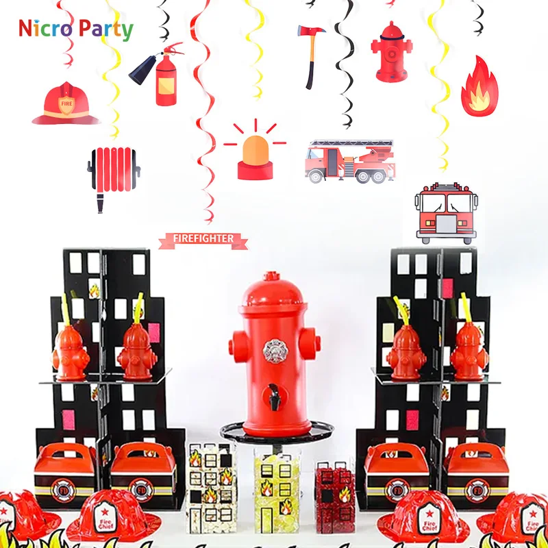 Nicro пожарные вечерние украшения DIY спиральный орнамент вихревые огненные