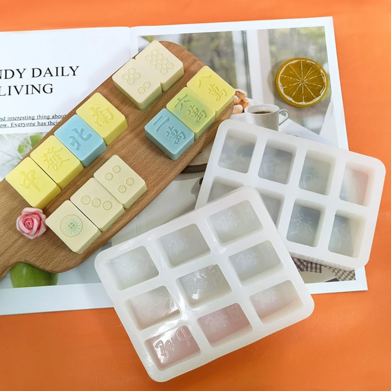 Креативные формы для литья из эпоксидной смолы в виде Маджонга силиконовые