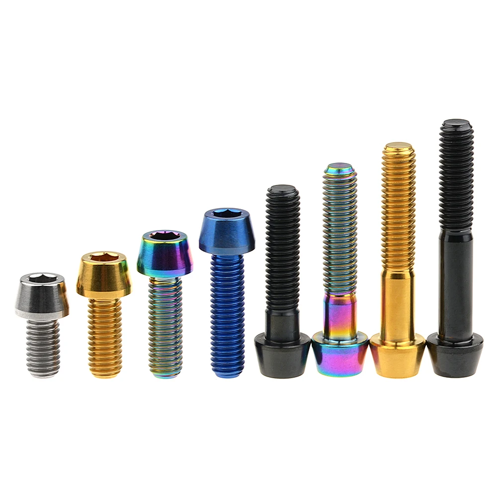 Титановые болты Xingxi с конической головкой M8x15 20 25 30 35 40 45 50 70 мм шестигранный ключ